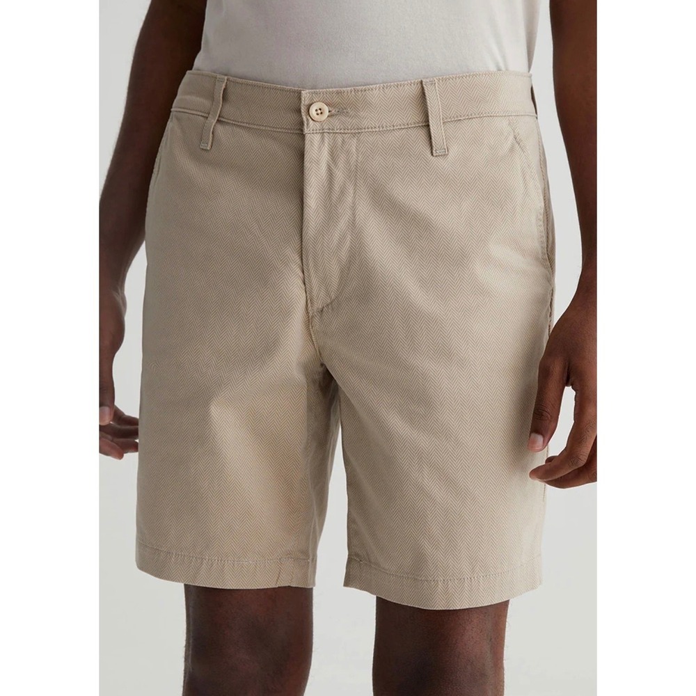 AG‎ Adriano Goldschmied Griffin Shorts Khaki Tan Mens Size 38 Z1197BRS NWT